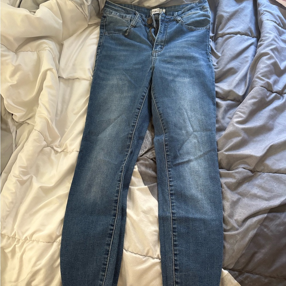 Rue21 High Waisted Women's Blue Skinny Jeans